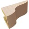 Ekena Millwork 4"W x 8"D x 4"H Wide Carmel Rough Cedar Woodgrain TimberThane Corbel, Primed Tan CORUR04X08X04CARRCPR - alternate 3